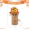 Glitzhome® 23" Fall Linen Scarecrow Doorstop Porch Décor